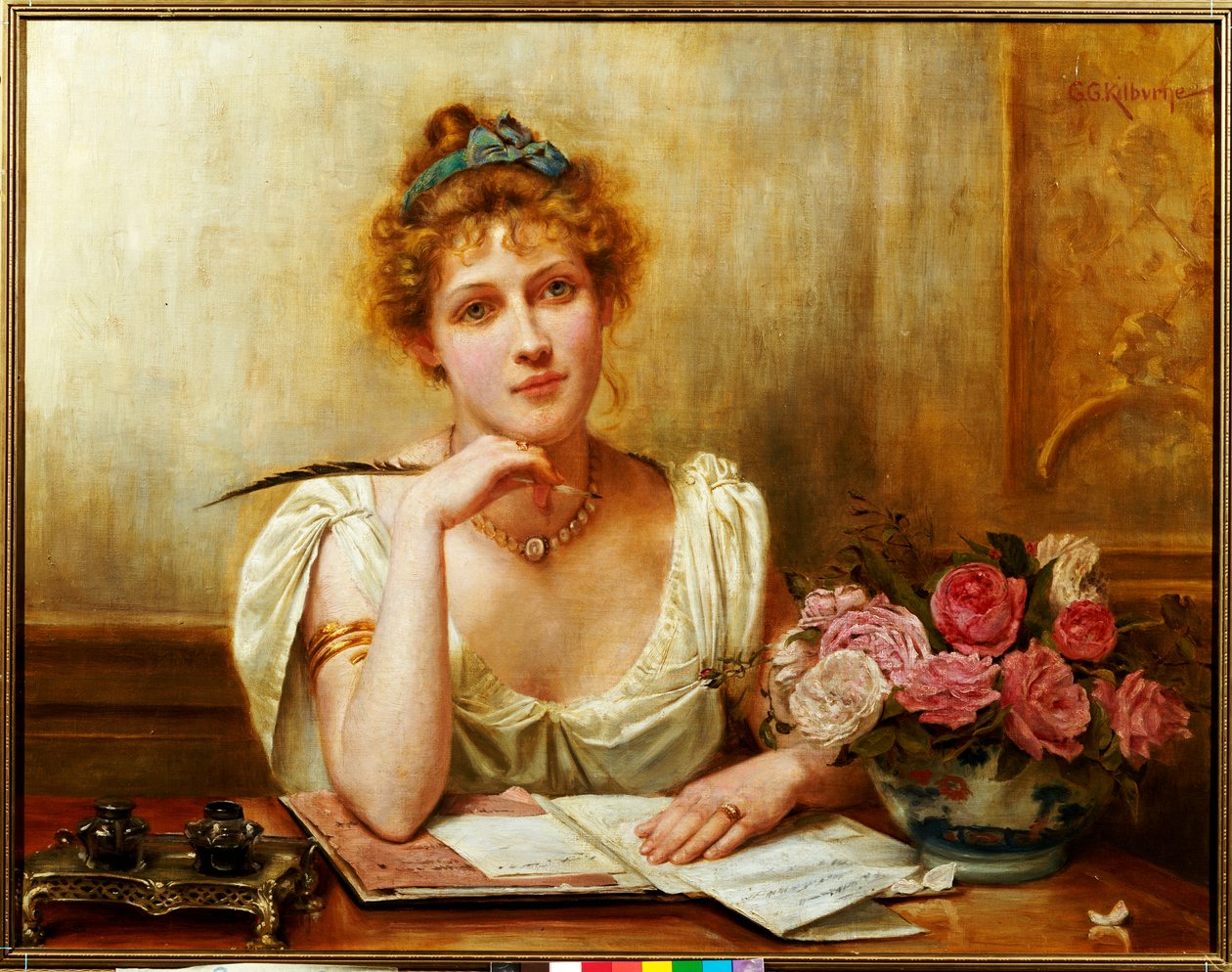 De brief door George Goodwin Kilburne