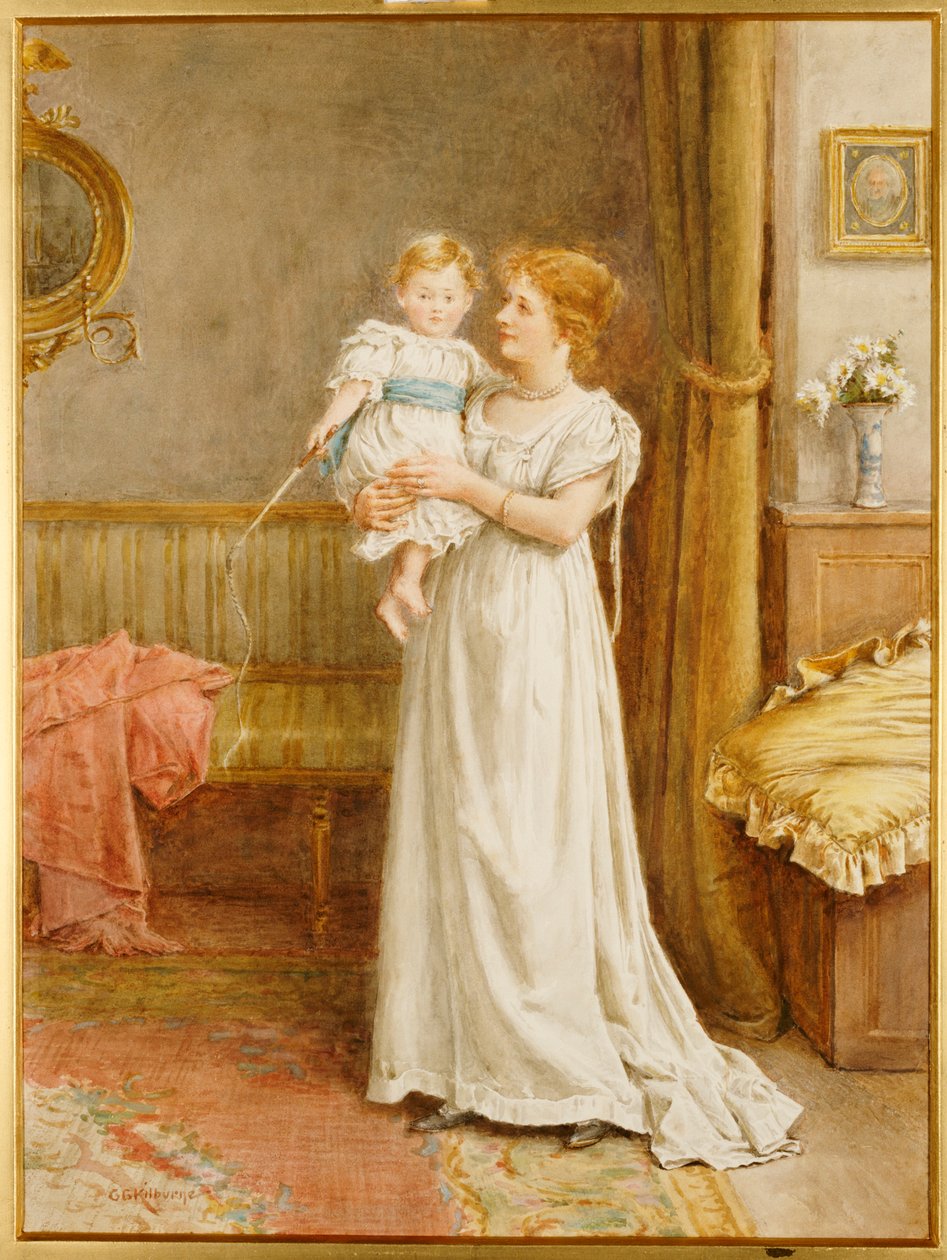 De meester van het huis door George Goodwin Kilburne