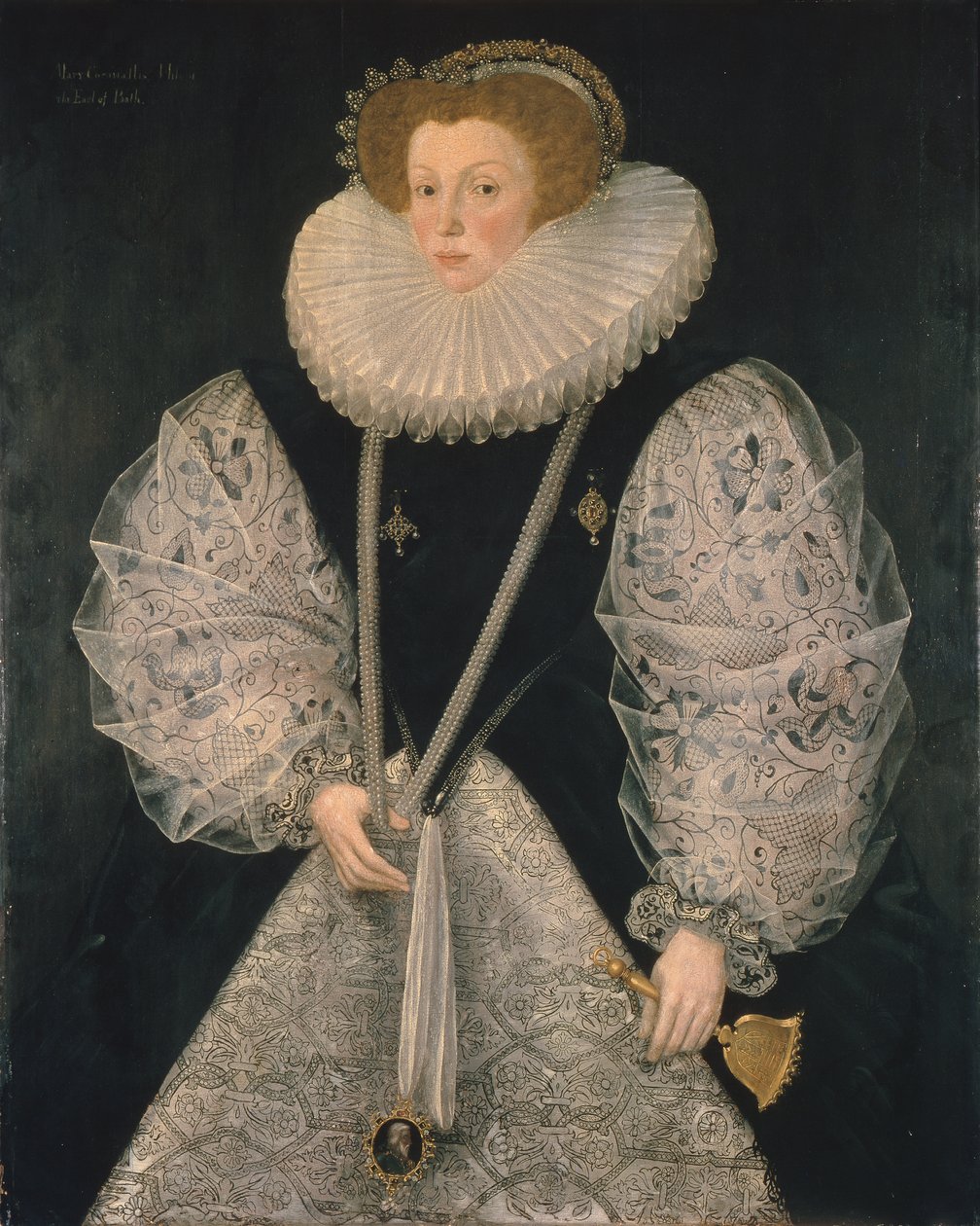 Mary Cornwallis, c.1580-85 door George Gower