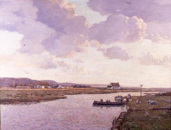 Rhyl Estuarium, Noord-Wales door George Graham