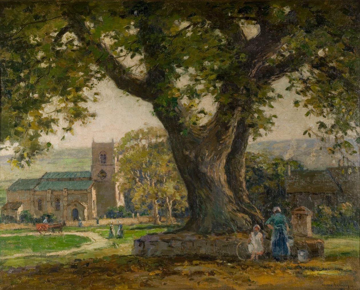 Wensley Village, Yorkshire door George Graham