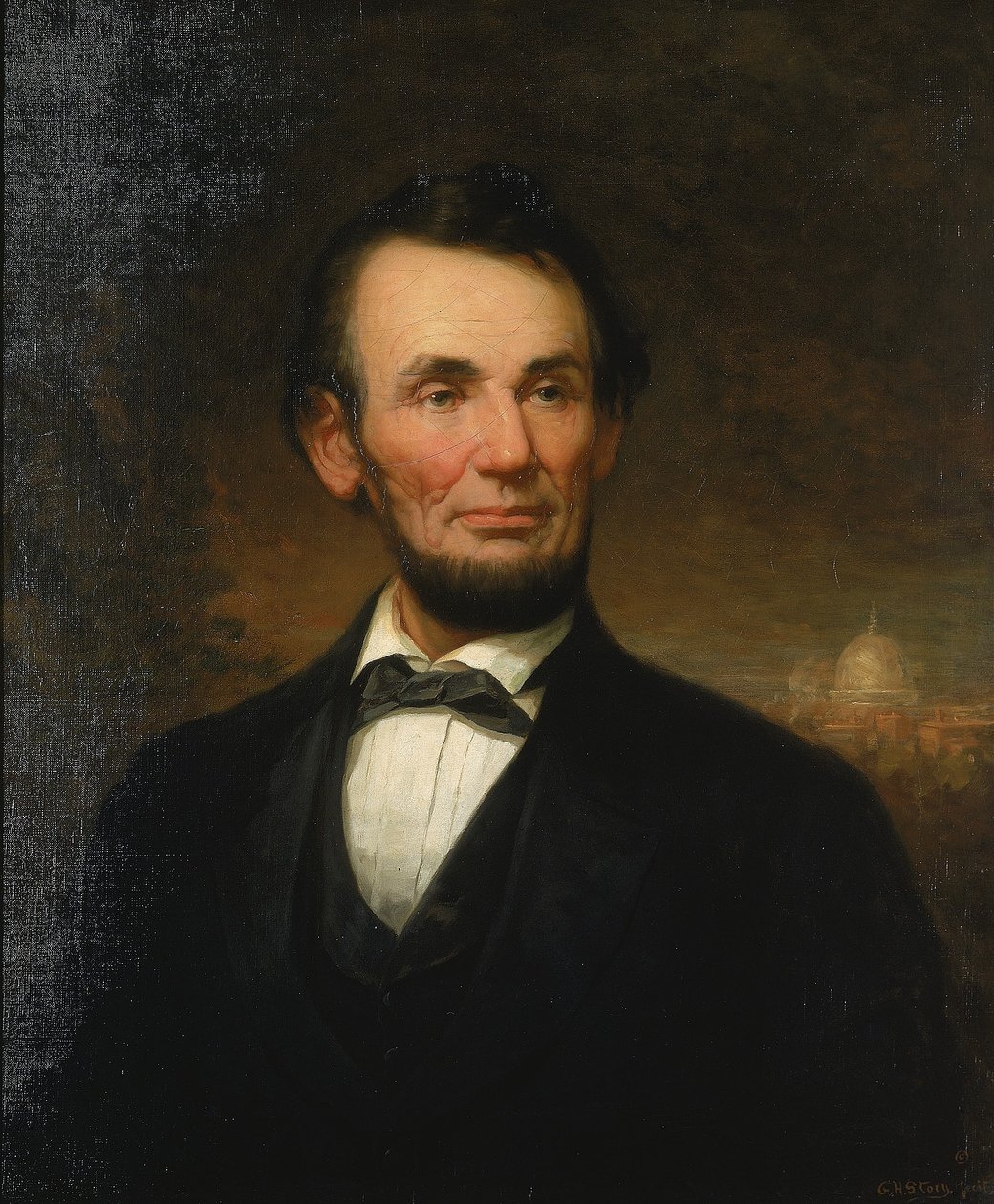 Abraham Lincoln door George H. Story