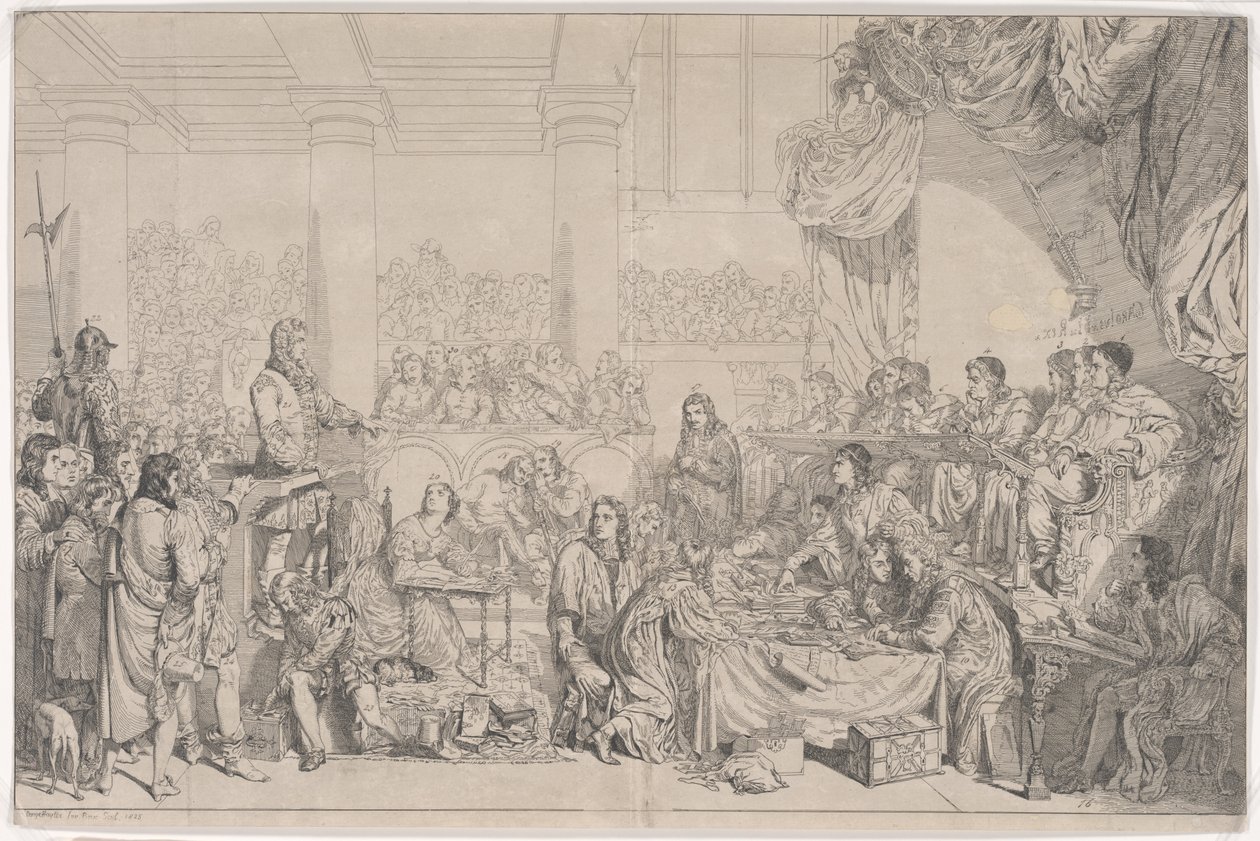 Het Proces van William Lord Russell door George Hayter