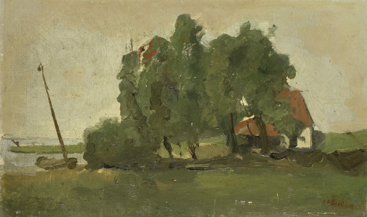 Boerderij door George Hendrik Breitner