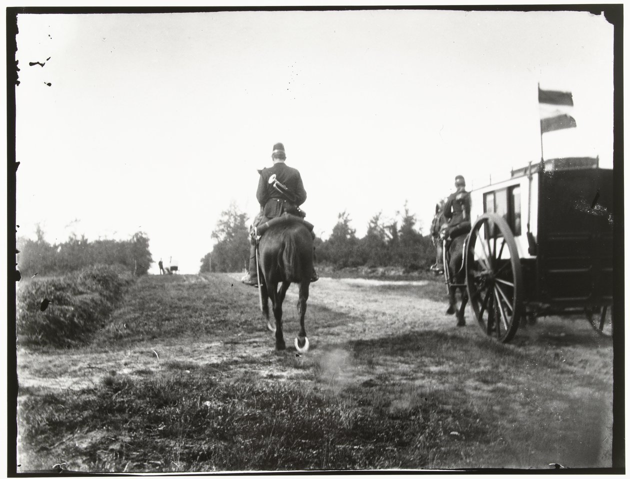 Gele Rijders te paard in de buurt van Arnhem door George Hendrik Breitner