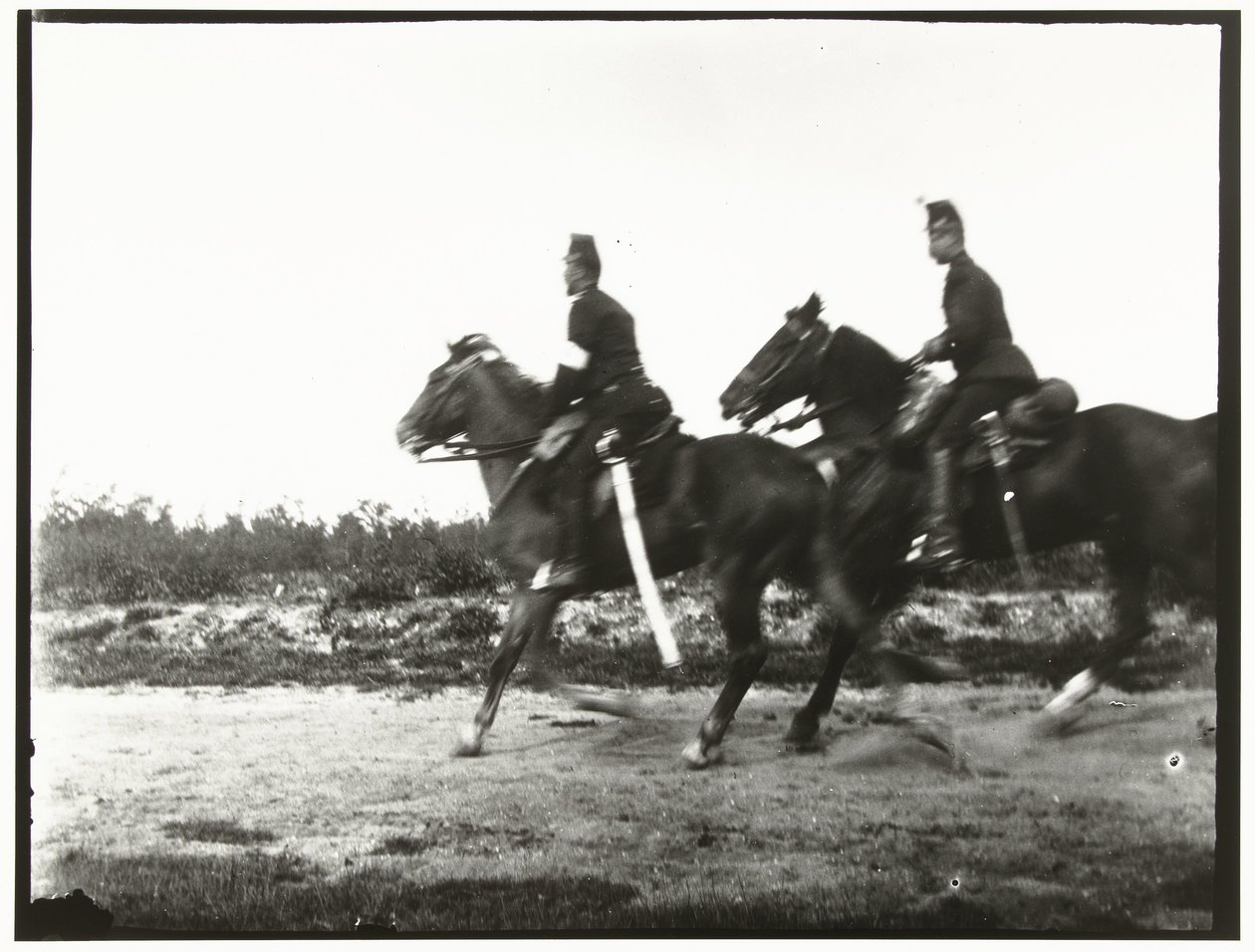 Gele Rijders van de artillerie te paard door George Hendrik Breitner