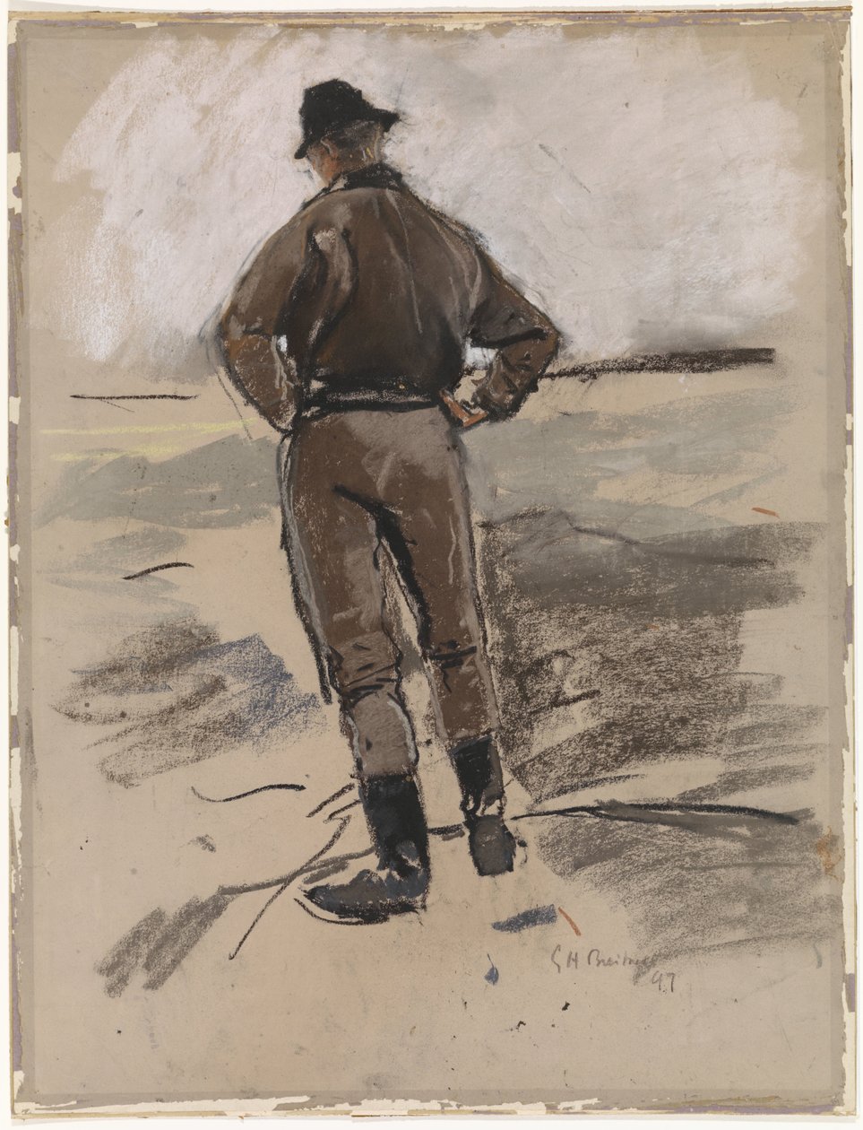 Grondwerker door George Hendrik Breitner