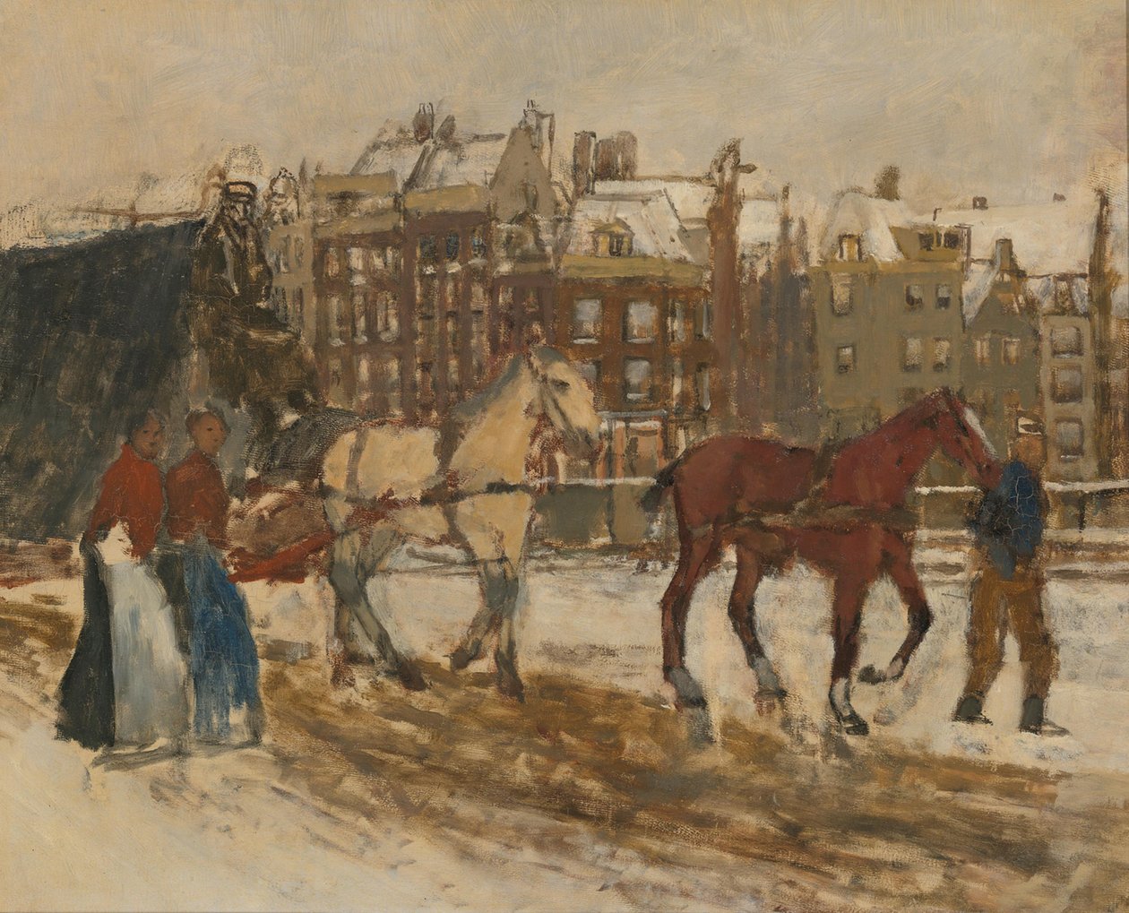 Rokin door George Hendrik Breitner