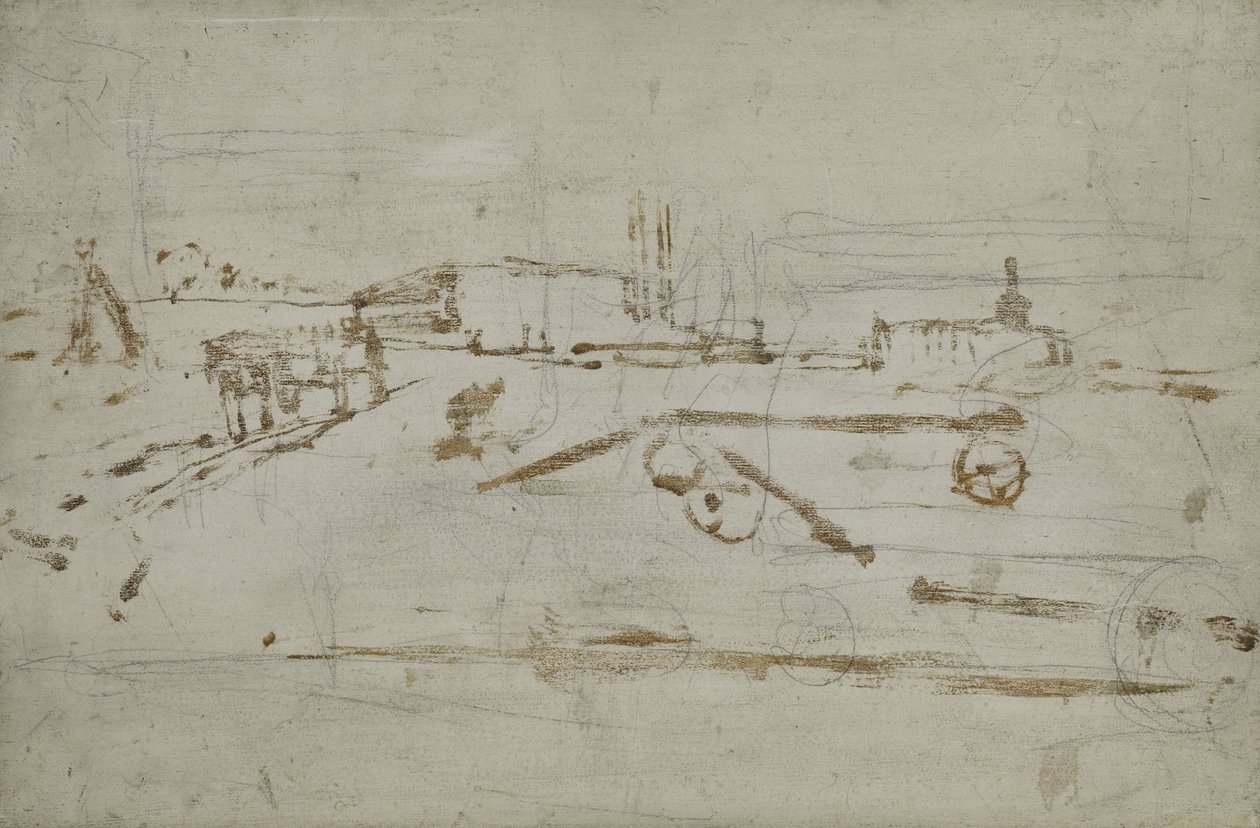 De rand van een stad door George Hendrik Breitner