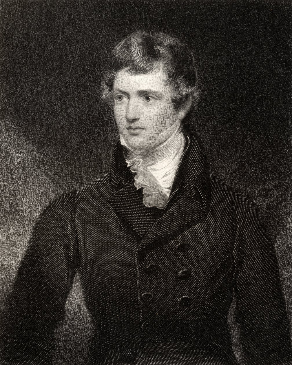 Edward George Geoffrey Smith Stanley, gegraveerd door H. Robinson, uit 