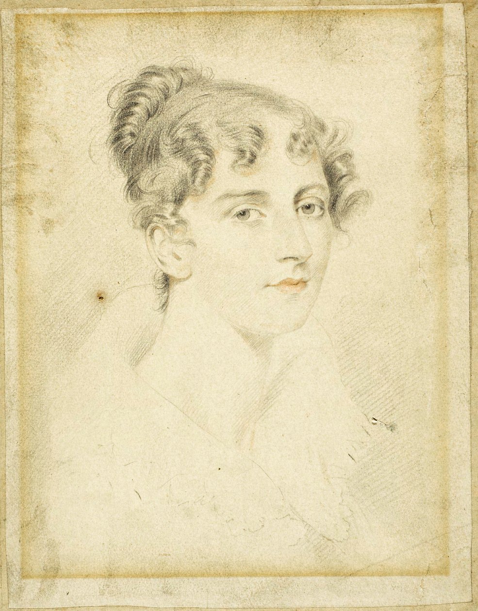 Portret van Ann Denman Flaxman door George Henry Harlow