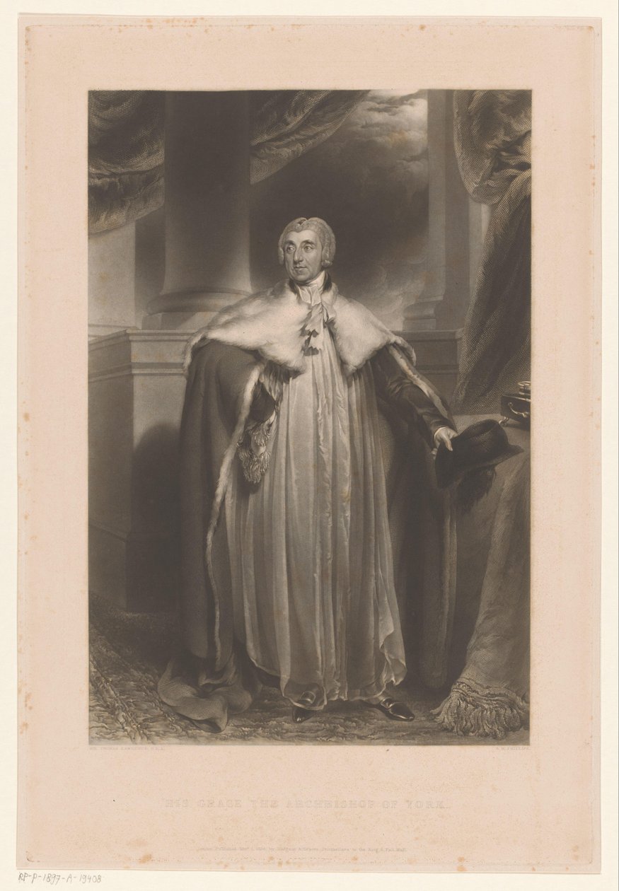 Portret van Edward Venables-Vernon-Harcourt door George Henry Phillips