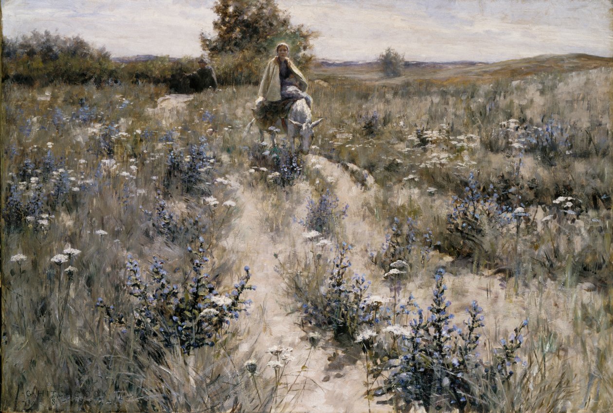 De vlucht naar Egypte, 1892 door George Hitchcock