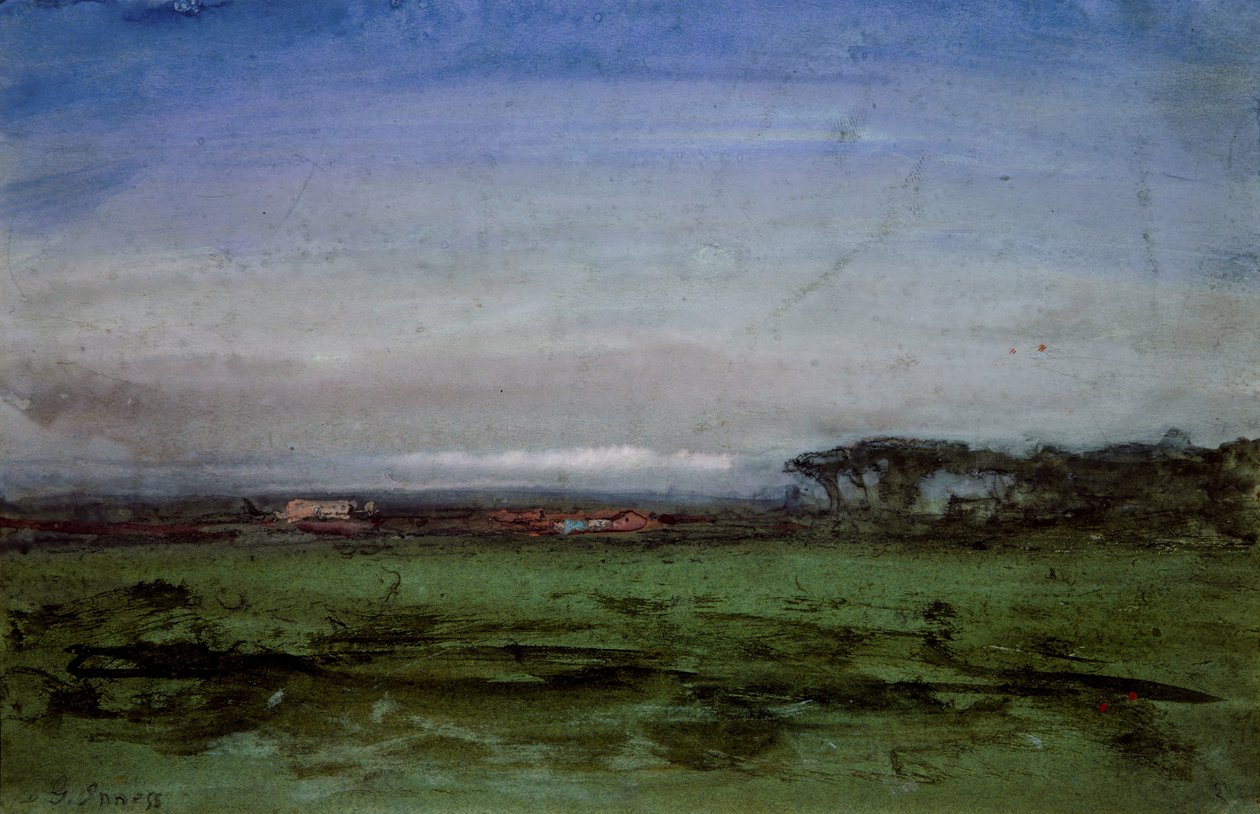Over de Campagna, 1872 door George Inness