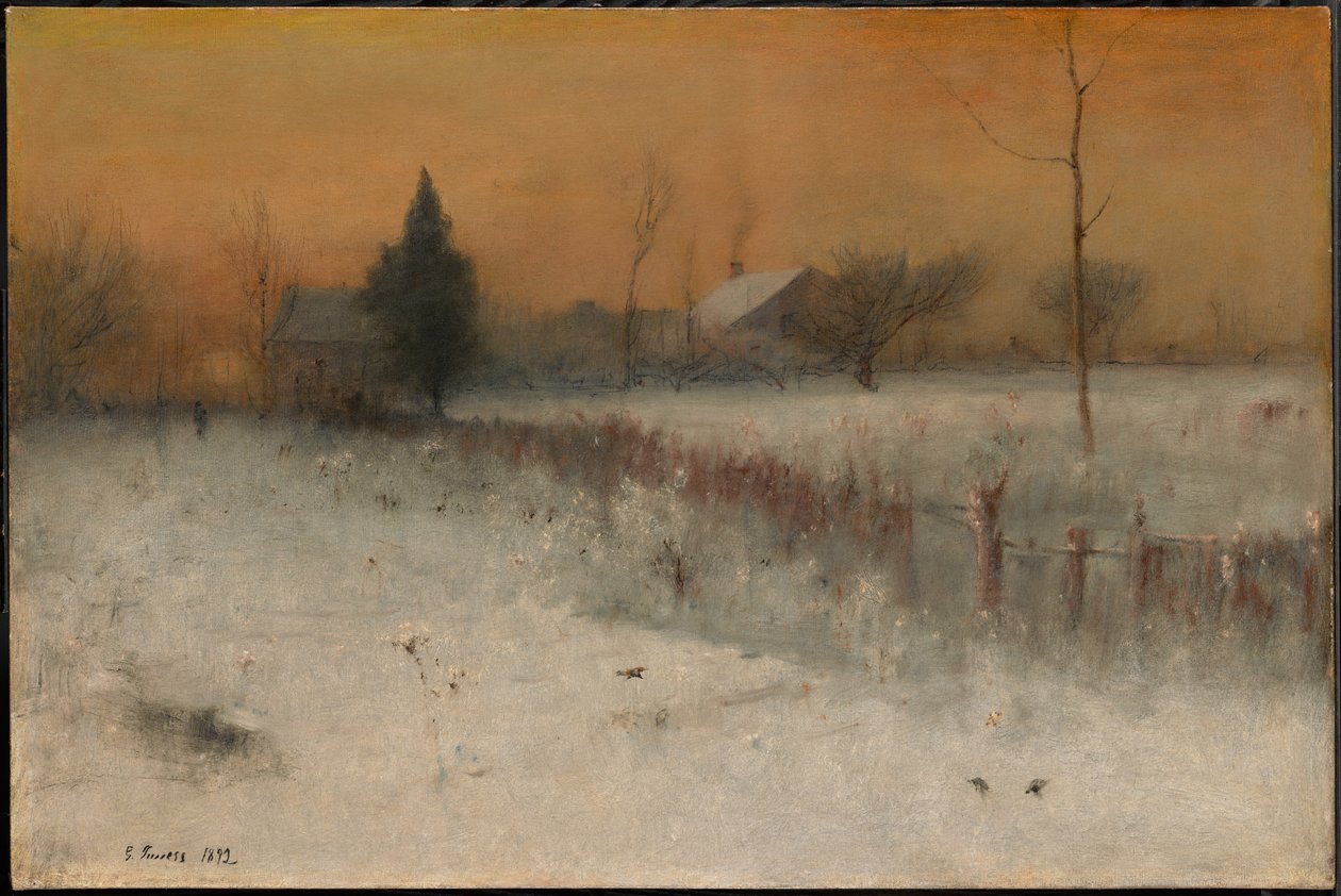 Thuis in Montclair door George Inness