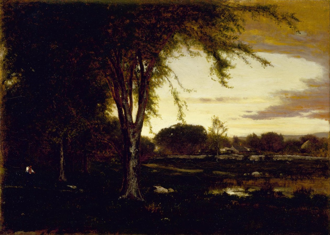 Landschap door George Inness