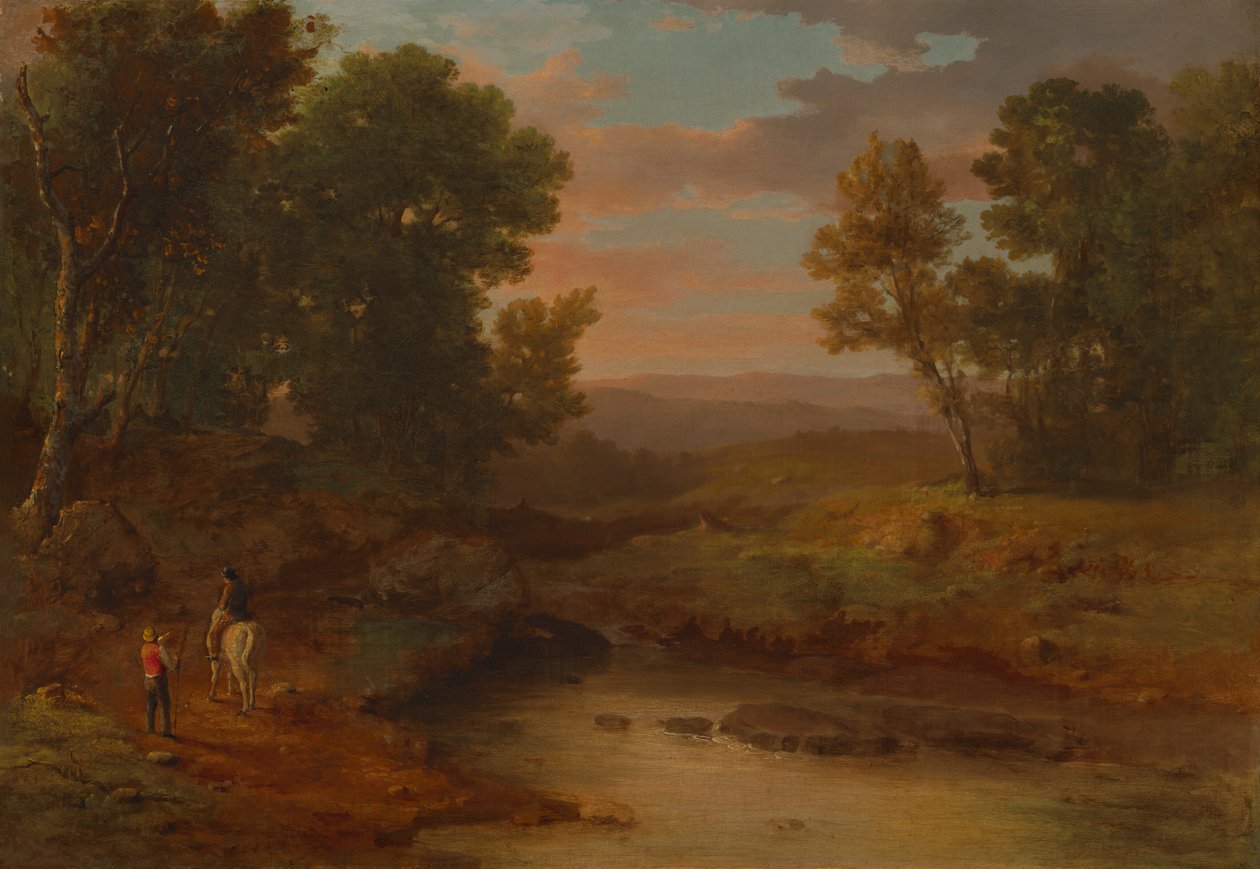 Landschap door George Inness