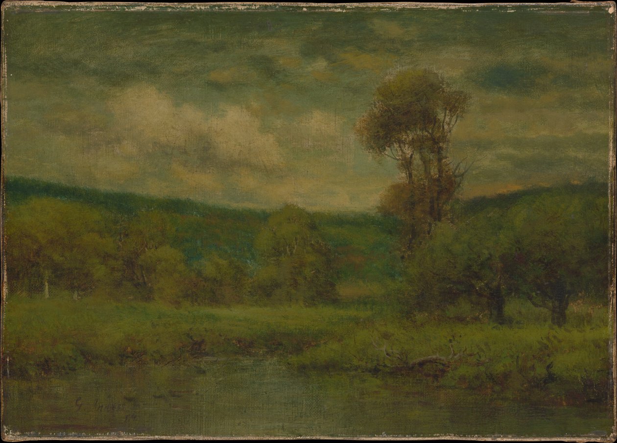 Landschap door George Inness