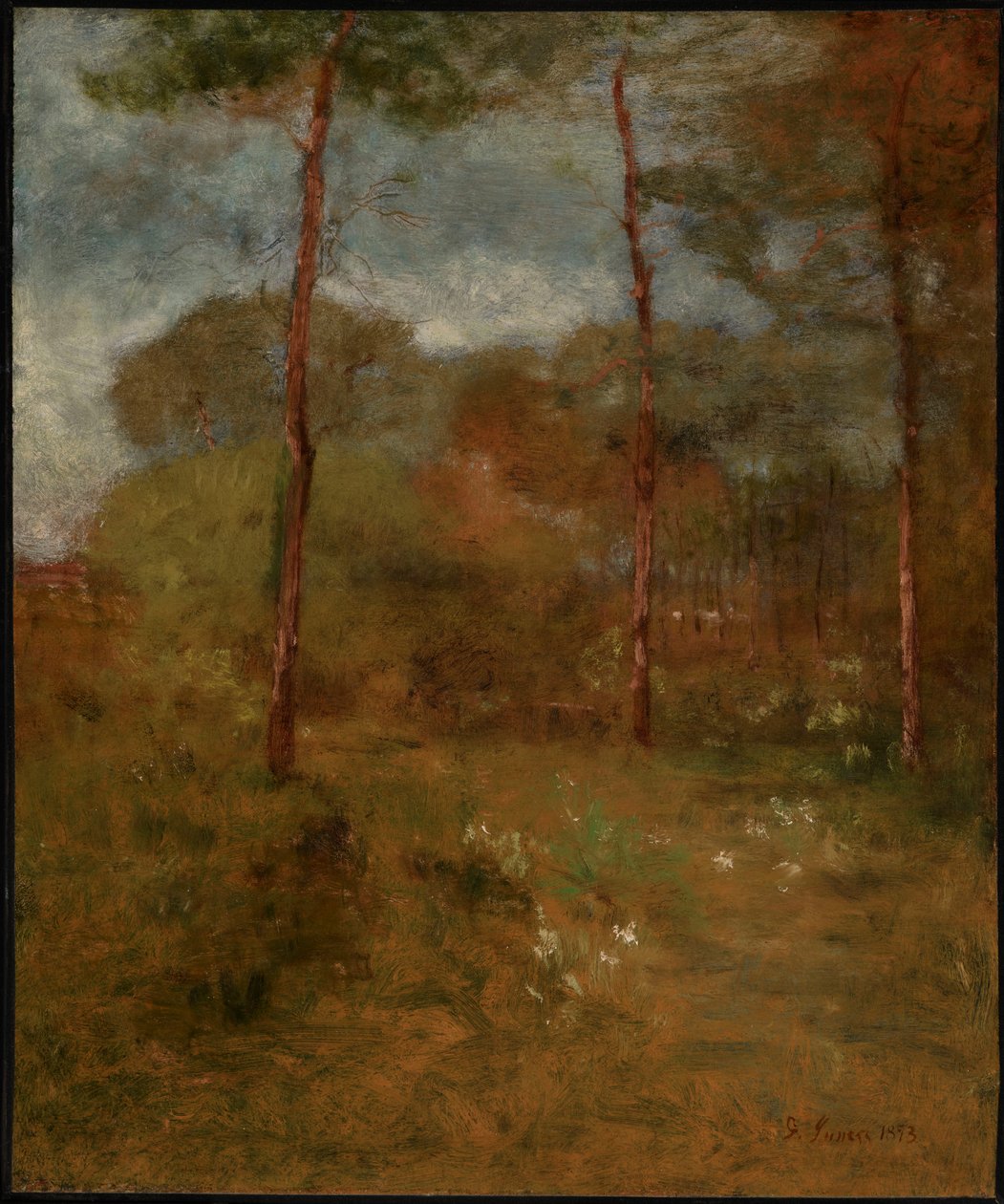 Orange Road, Tarpon Springs door George Inness