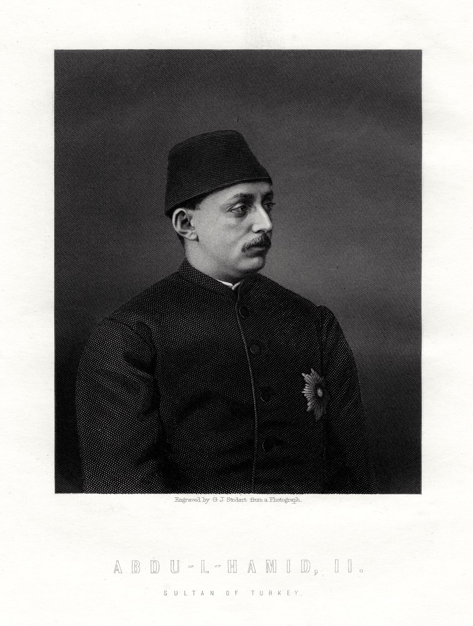 Abd-ul-Hamid II, laatste Sultan van het Ottomaanse Rijk, 19e eeuw door George J. Stodart