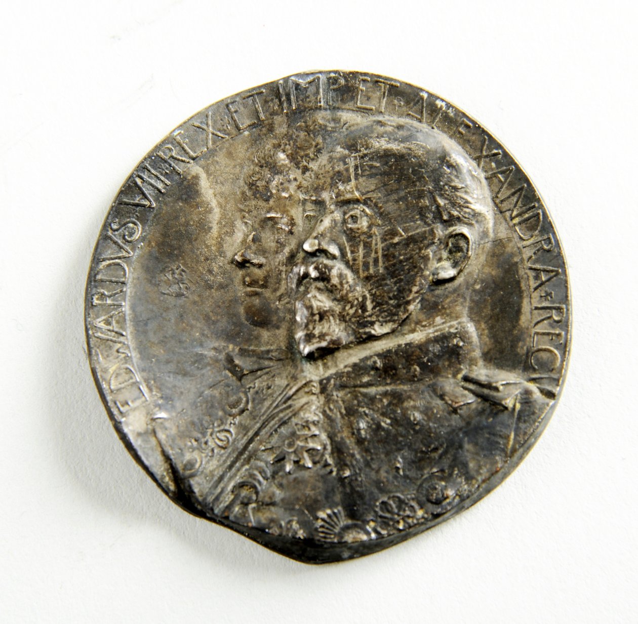 Medaille ter herdenking van de kroning van Edward VII en koningin Alexandra door George James Frampton