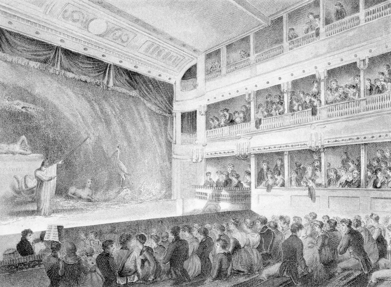 Interieur van het Little Theatre, Haymarket in Londen door George Jones