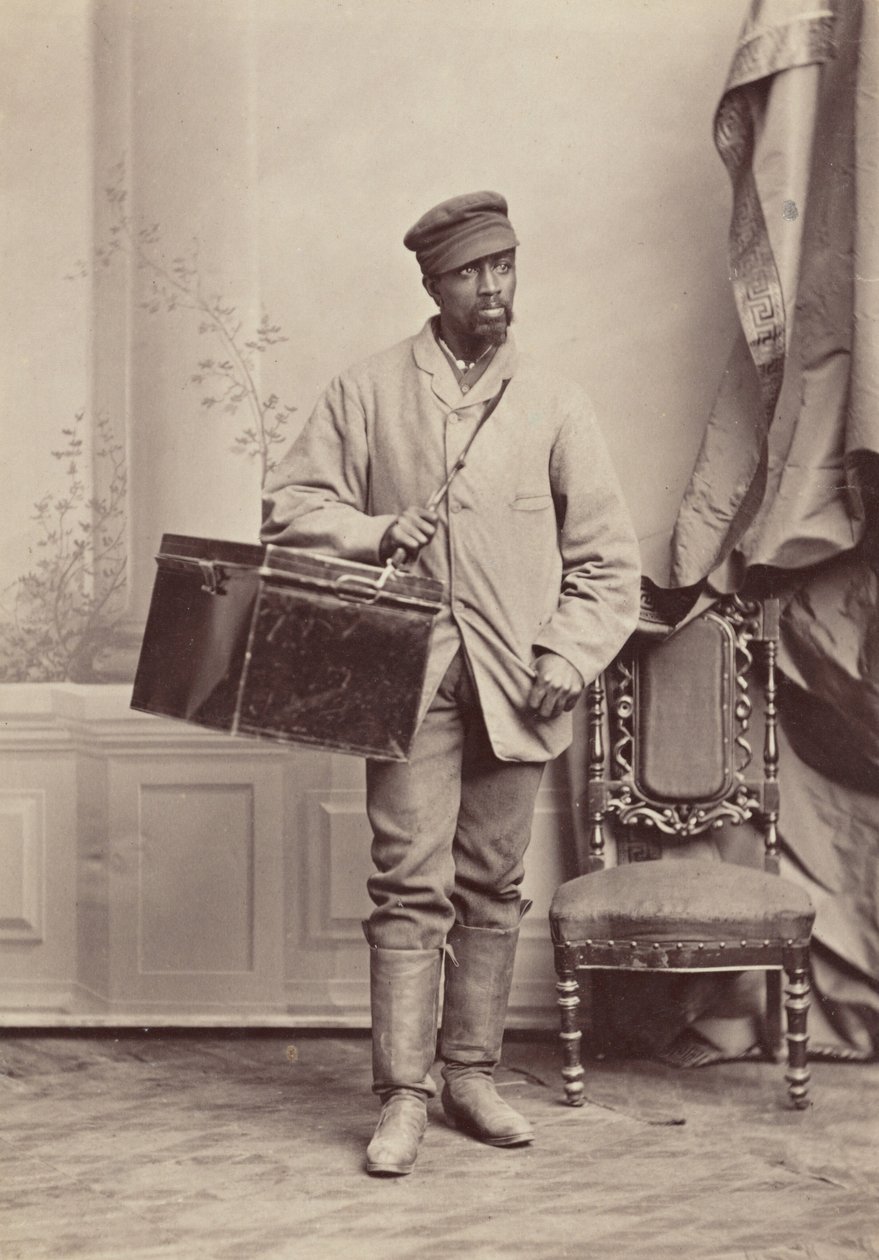 Portret van een man [verso] door George K Warren
