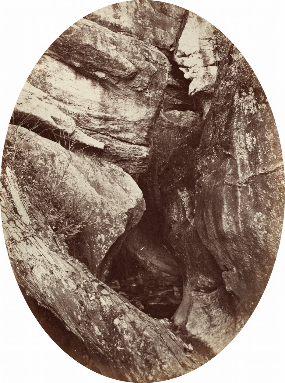 Waterval bij Williams College,c. 1870 (foto) door George Kendall Warren