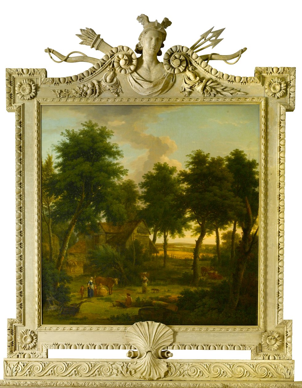 Landschap met figuren, 1757 door George Lambert