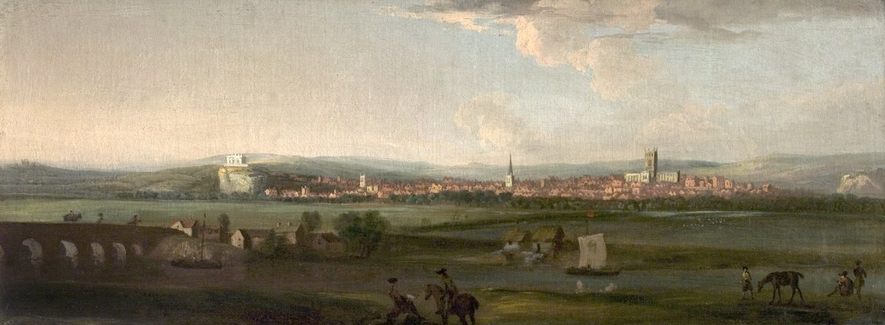 Nottinghamshire vanuit het Zuiden door George Lambert
