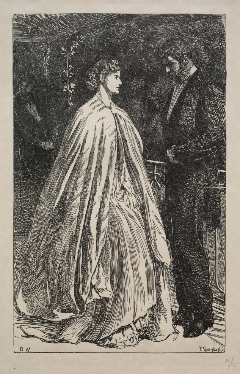Twee tegen één op de Majoor, 1866 door George Louis Palmella Busson Du Maurier