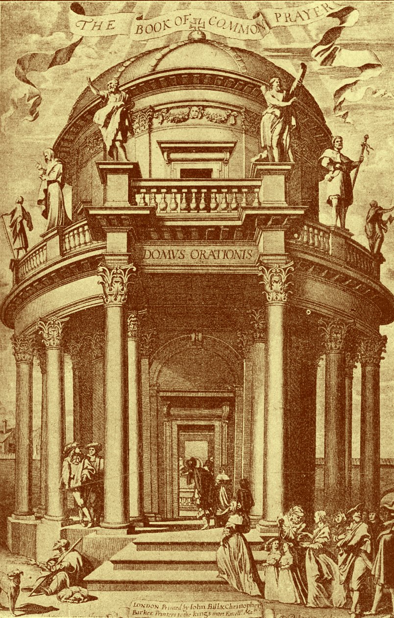 Titelpagina van het Boek van Gemeenschappelijk Gebed door Bartolome Esteban and studio Murillo