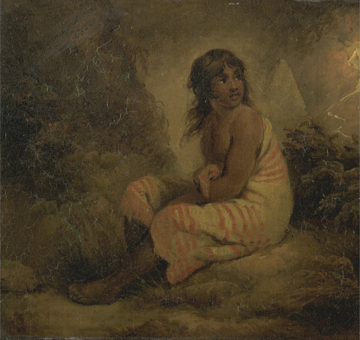 Indiaas meisje door George Morland