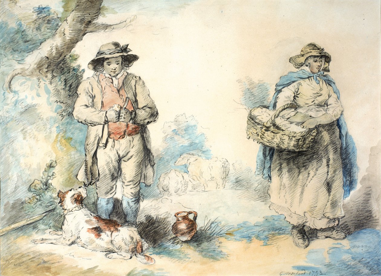De Higglers door George Morland