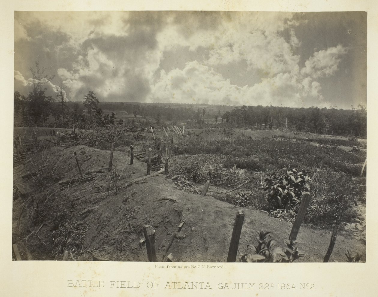 Slagveld van Atlanta, GA, nr. 2 door George N. Barnard