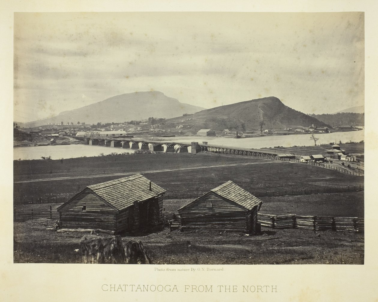 Chattanooga vanuit het noorden door George N. Barnard