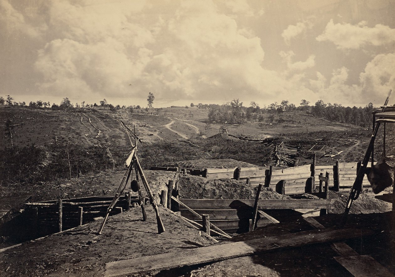 Rebellenwerken voor Atlanta, Ga. Nr. 5 door George N. Barnard