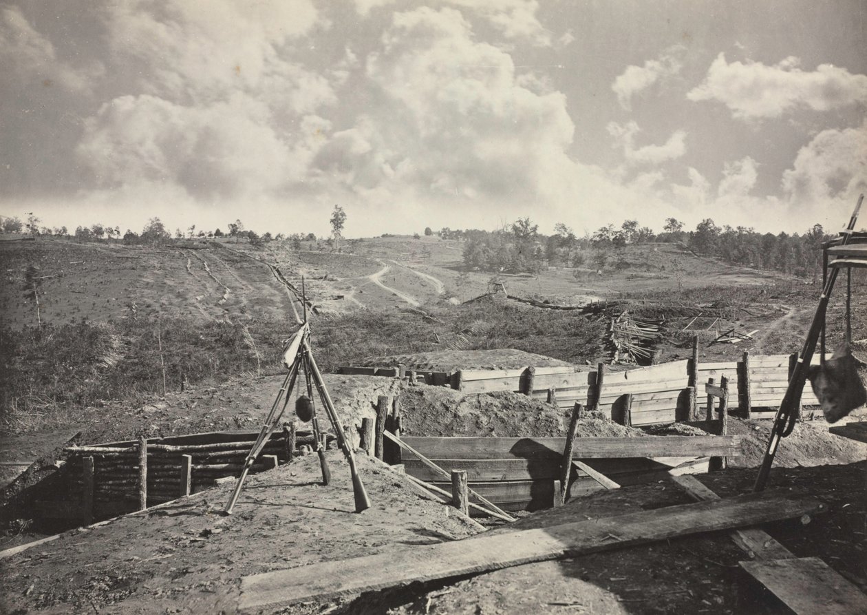 Rebel Works voor Atlanta, Georgia, nr. 5 door George N. Barnard