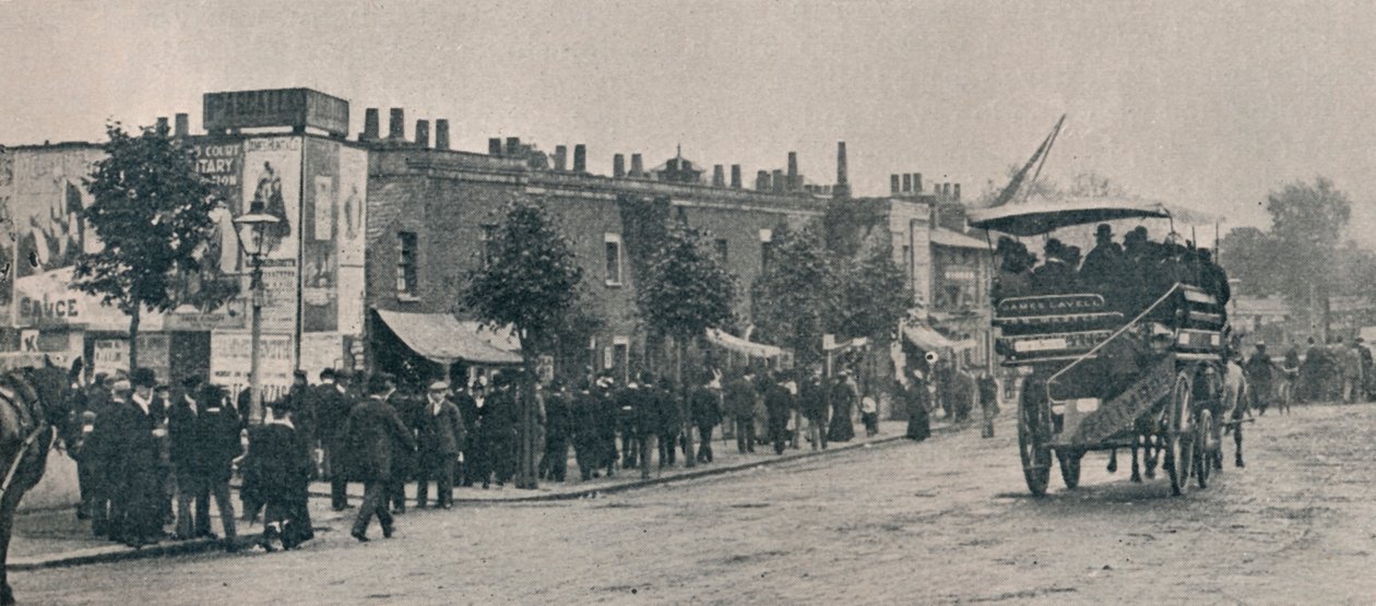 Op weg naar Kew Gardens, zondagmiddag, 1901 door George Newnes