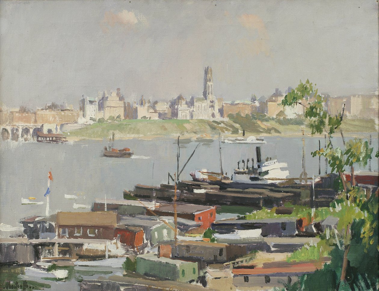 Boven Manhattan door George Oberteuffer