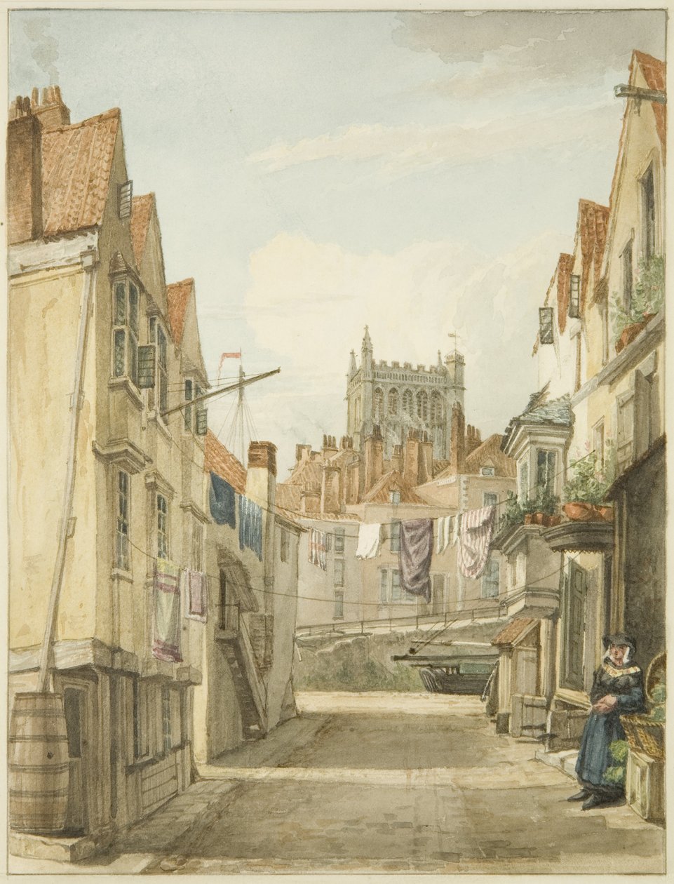 Alderskey Lane door George Orleans Delamotte