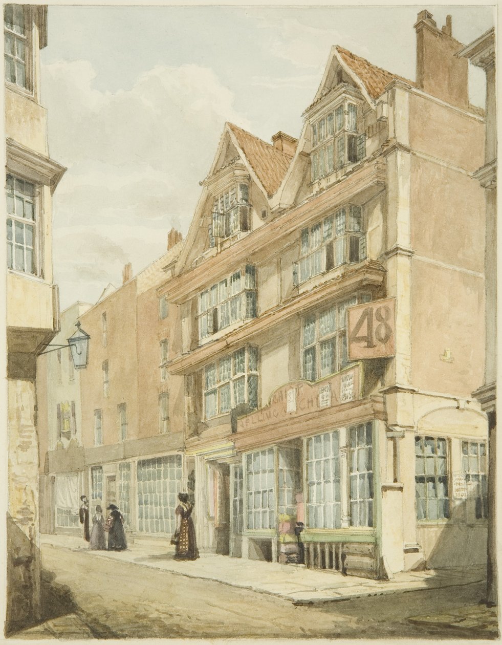Zuidzijde, Wine Street door George Orleans Delamotte