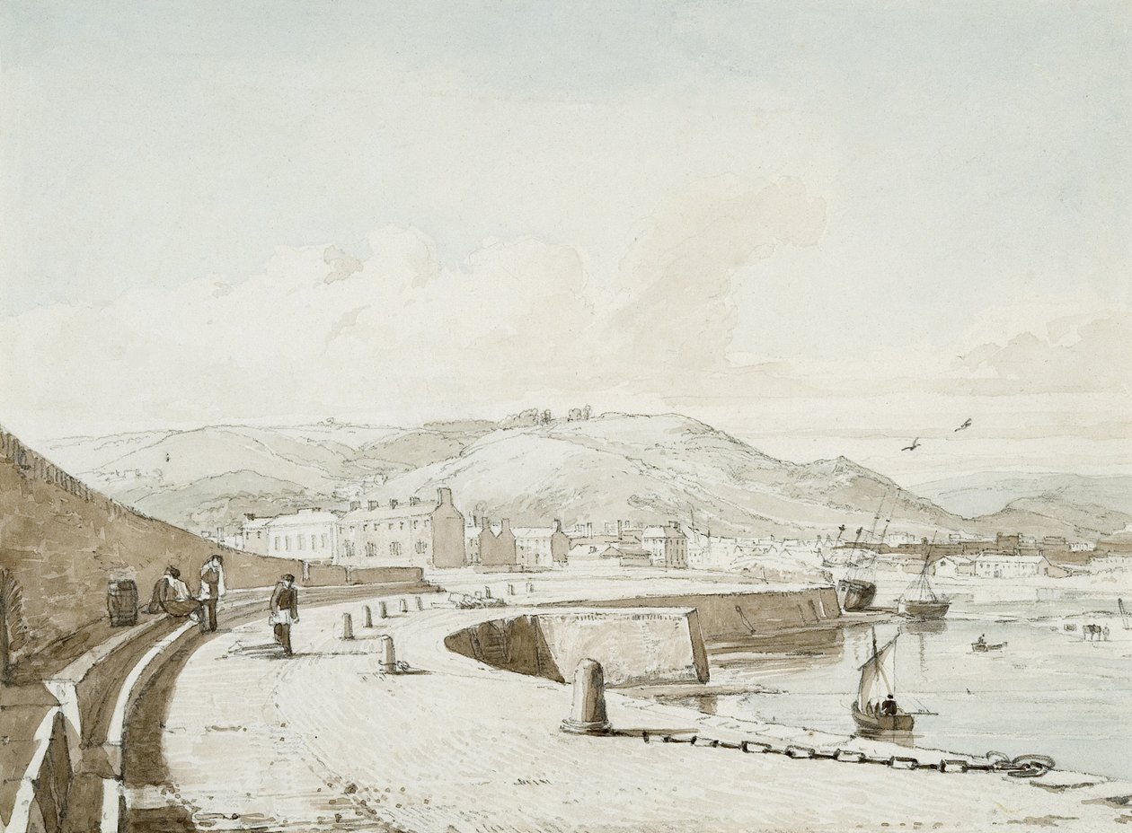 Haven van Swansea door George Orleans Delamotte