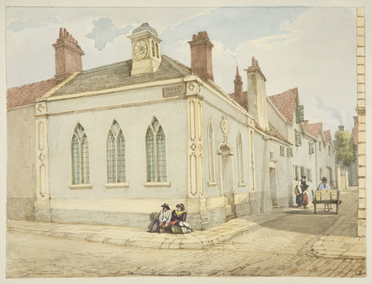 Trinity Kapel en Almshuis door George Orleans Delamotte