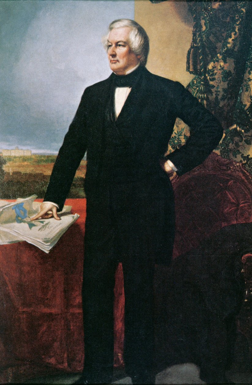Millard Fillmore (1800-74) door George Peter Alexander (after) Healy