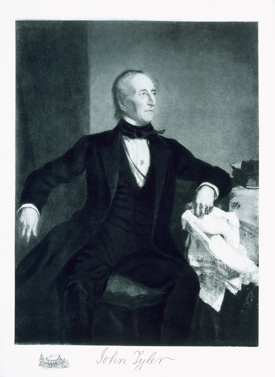 John Tyler, 10e president van de Verenigde Staten van Amerika door George Peter Alexander Healy