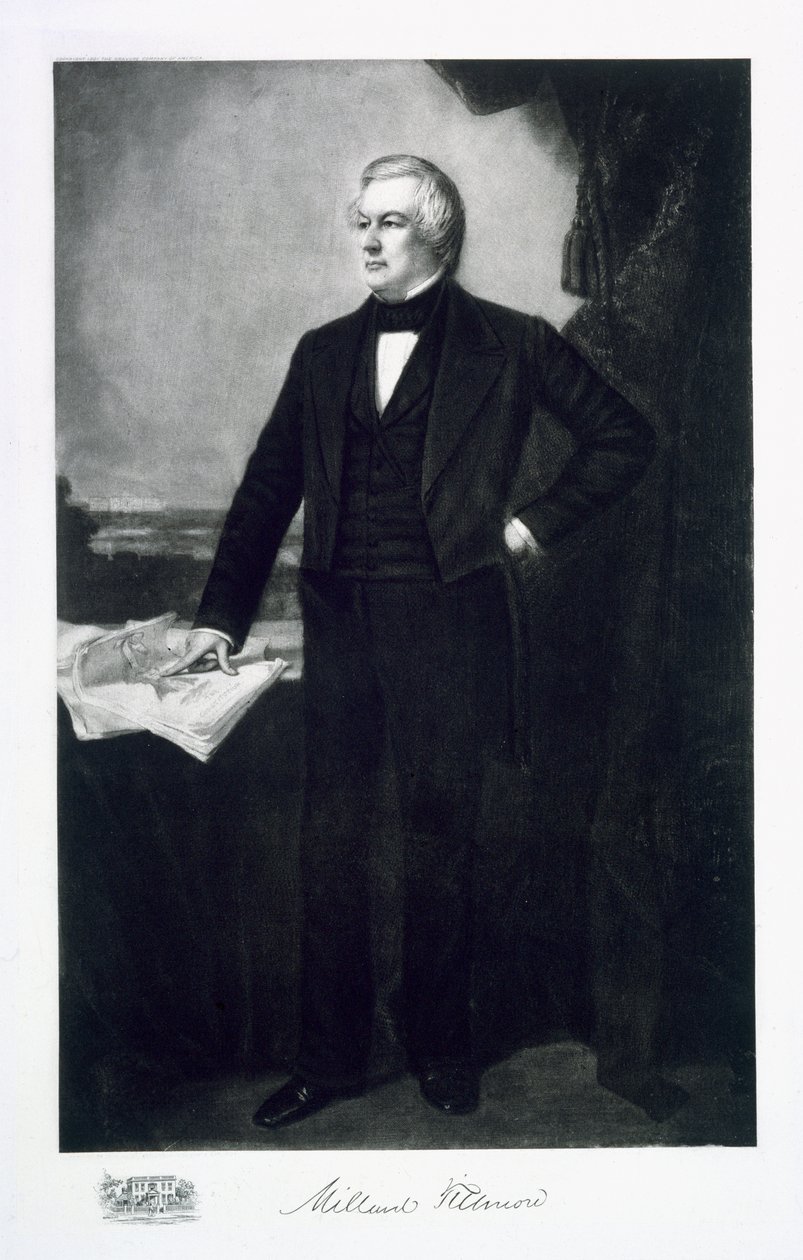 Millard Fillmore, 13e president van de Verenigde Staten van Amerika, uitgegeven 1901 door George Peter Alexander Healy