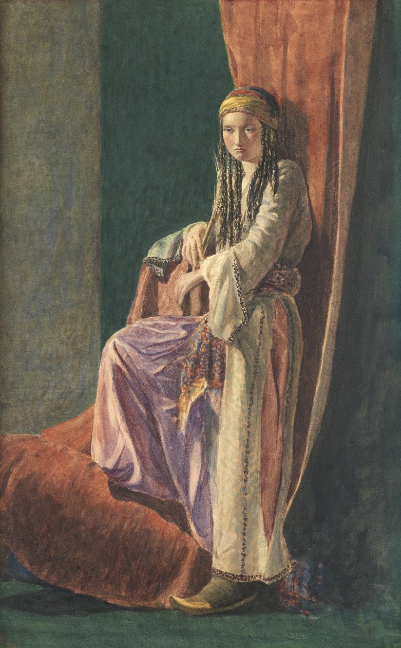 Een Turks Meisje, 1853 door George Price Boyce