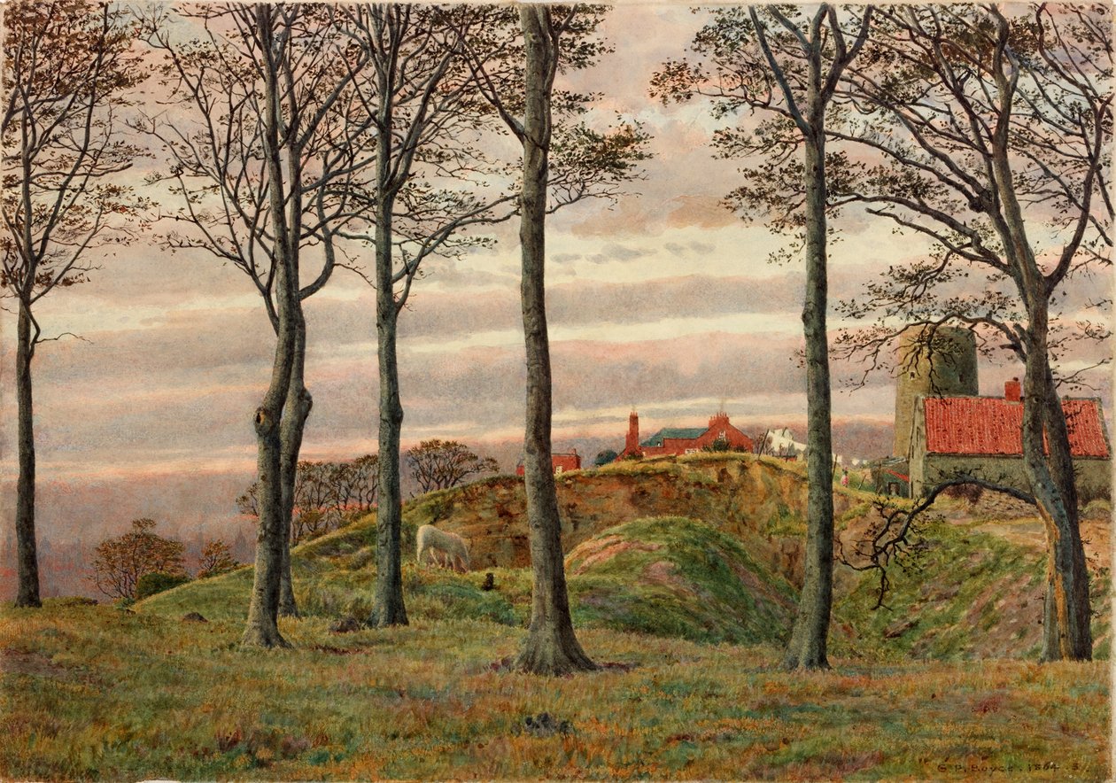 Windmills Hill, Gateshead, 1864 door George Price Boyce