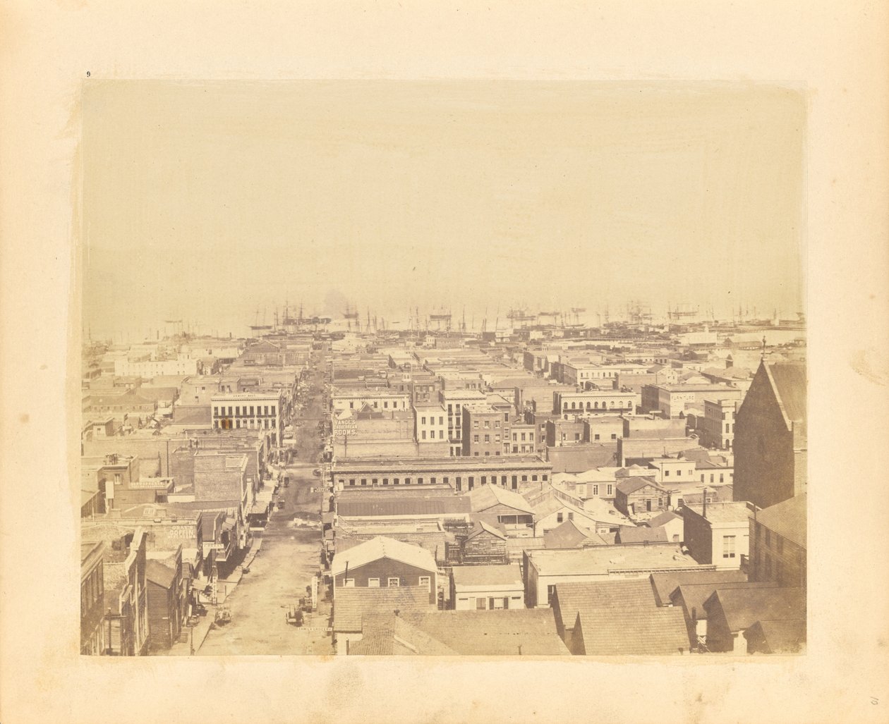 Uitzicht op Sacramento Street. door George R. Fardon